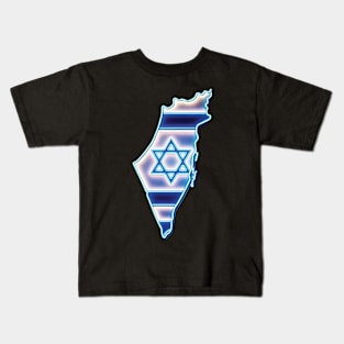 ISRAEL MAP Kids T-Shirt